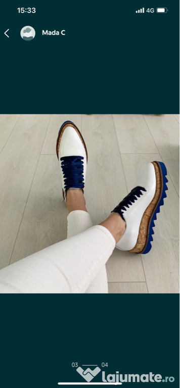 Pantofi casual piele naturala 100%