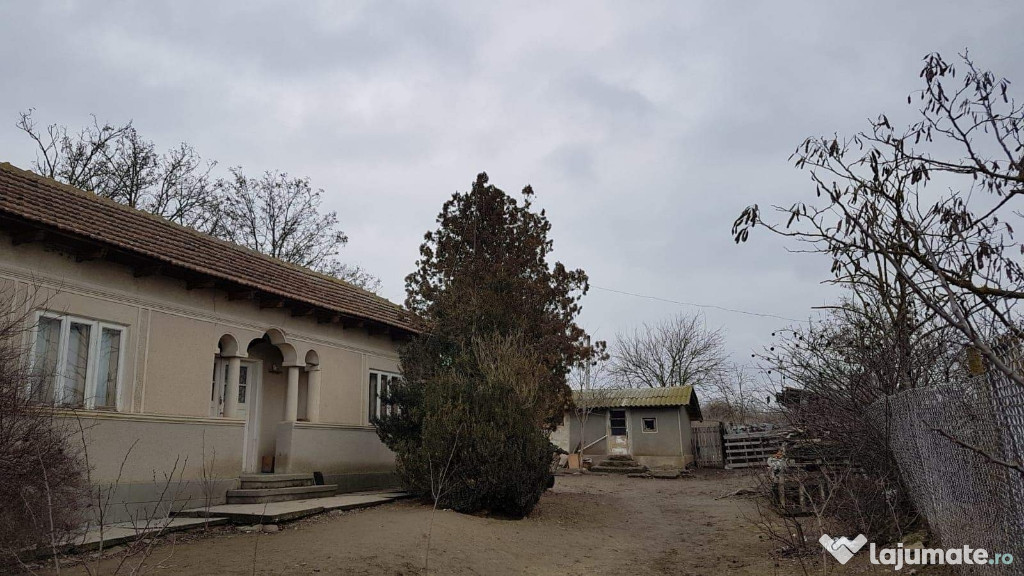 Casa + teren intravilan 6.360mp loc Mireasa, jud Constanța