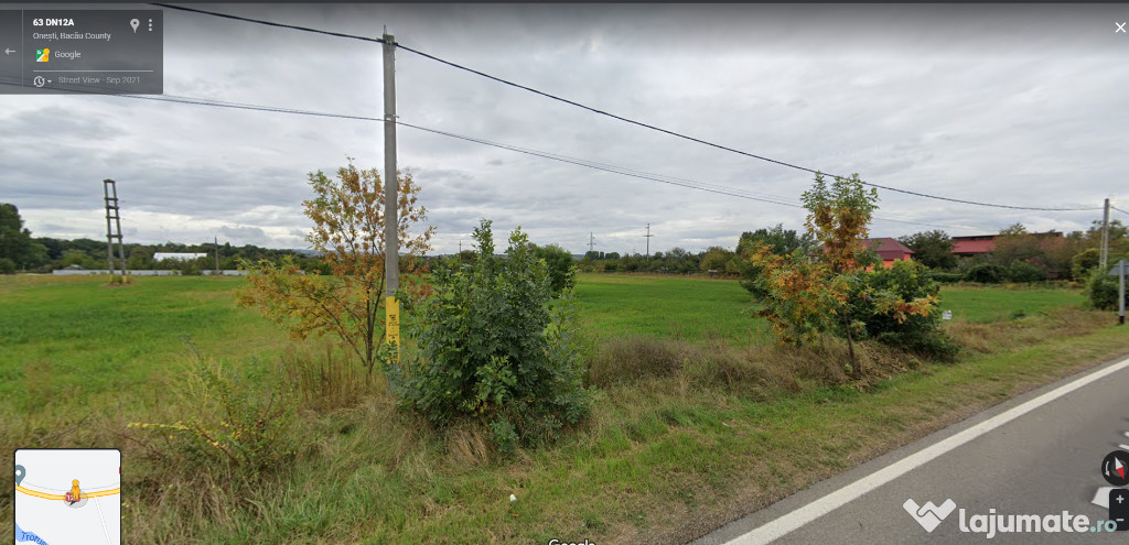 Teren intravilan Onesti, jud Bacau 3421mp