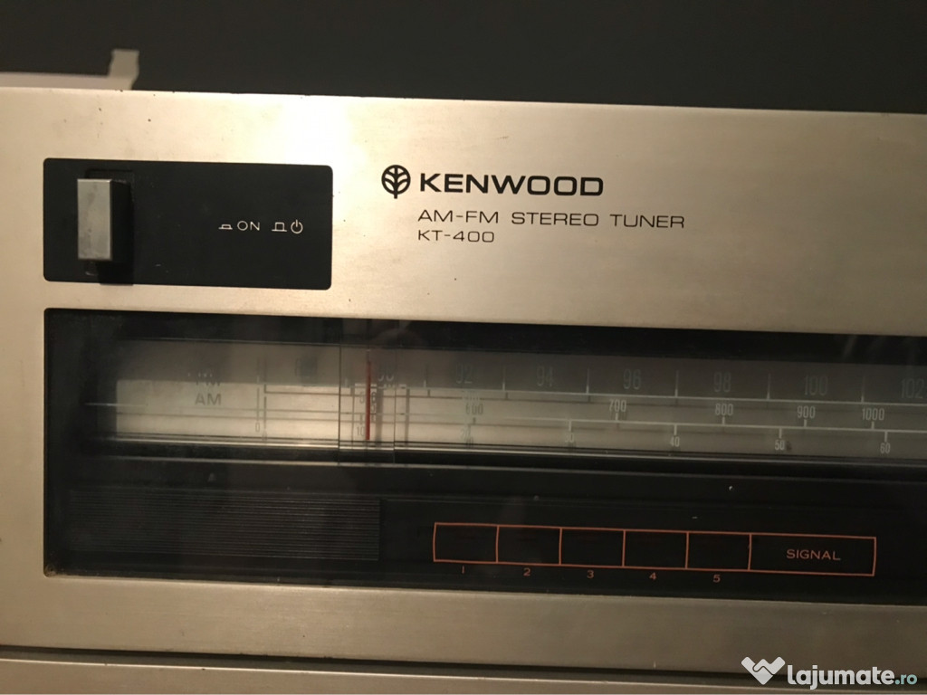 Tuner + amplificator vintage Kenwood