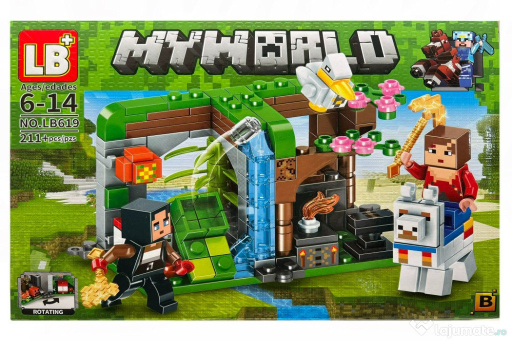 Set de constructie LB Plus, My World of Minecraft, 4 in 1, 2