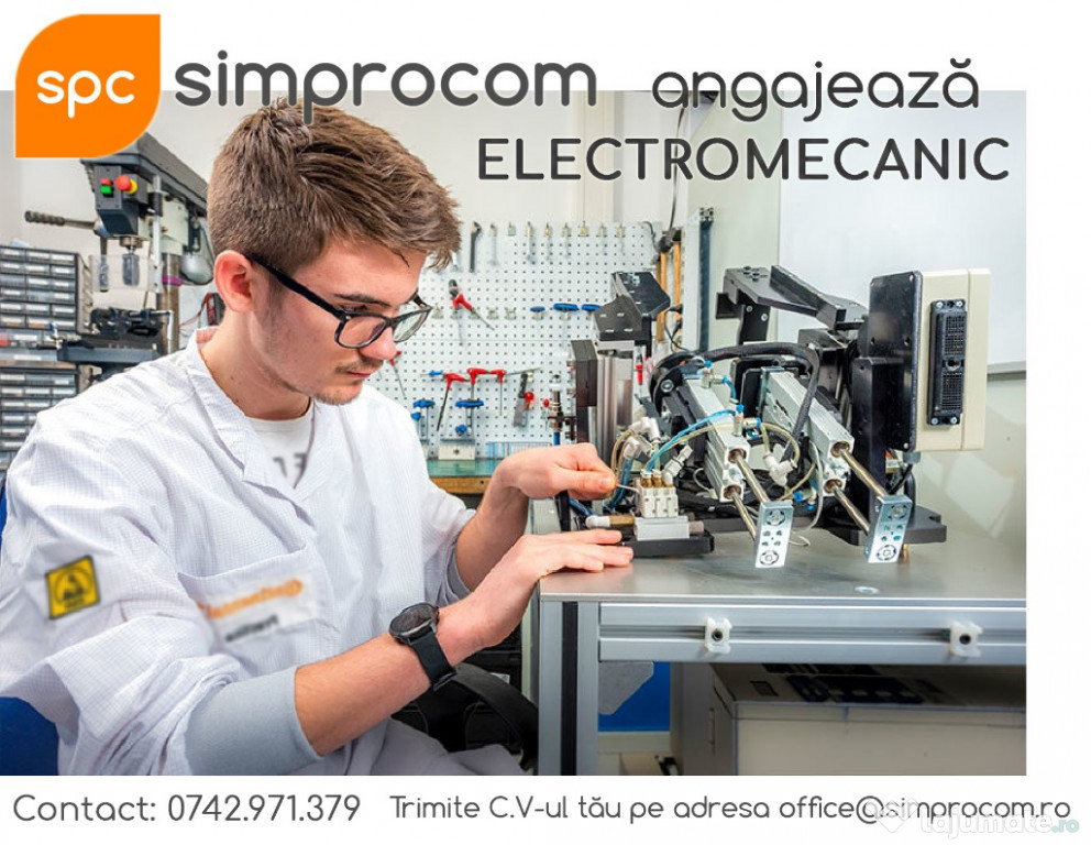 Angajam electro-mecanic reparatii utilaje si scule electrice