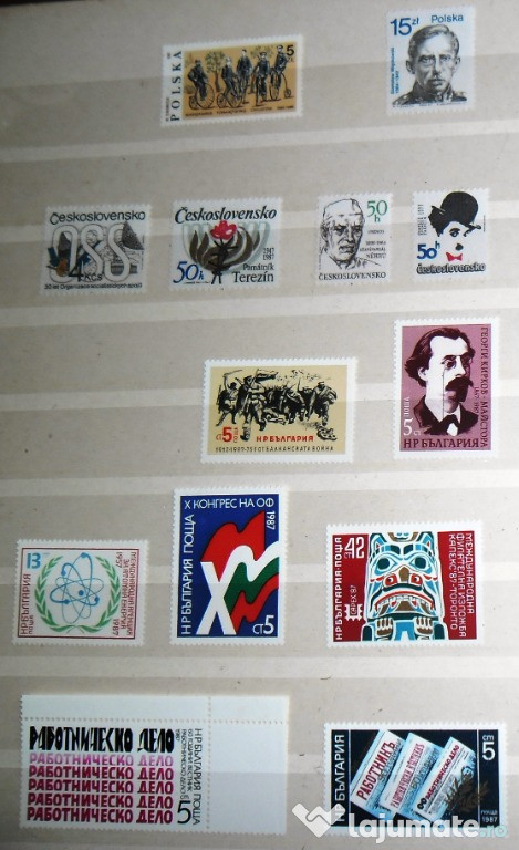 Lot timbre Bulgaria, Cehoslovacia, Polonia