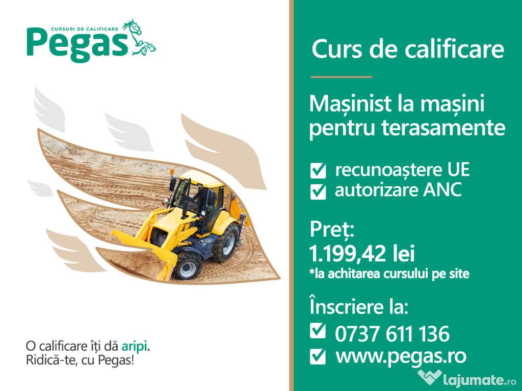 Curs ifronist (buldoexcavatorist), locație: București