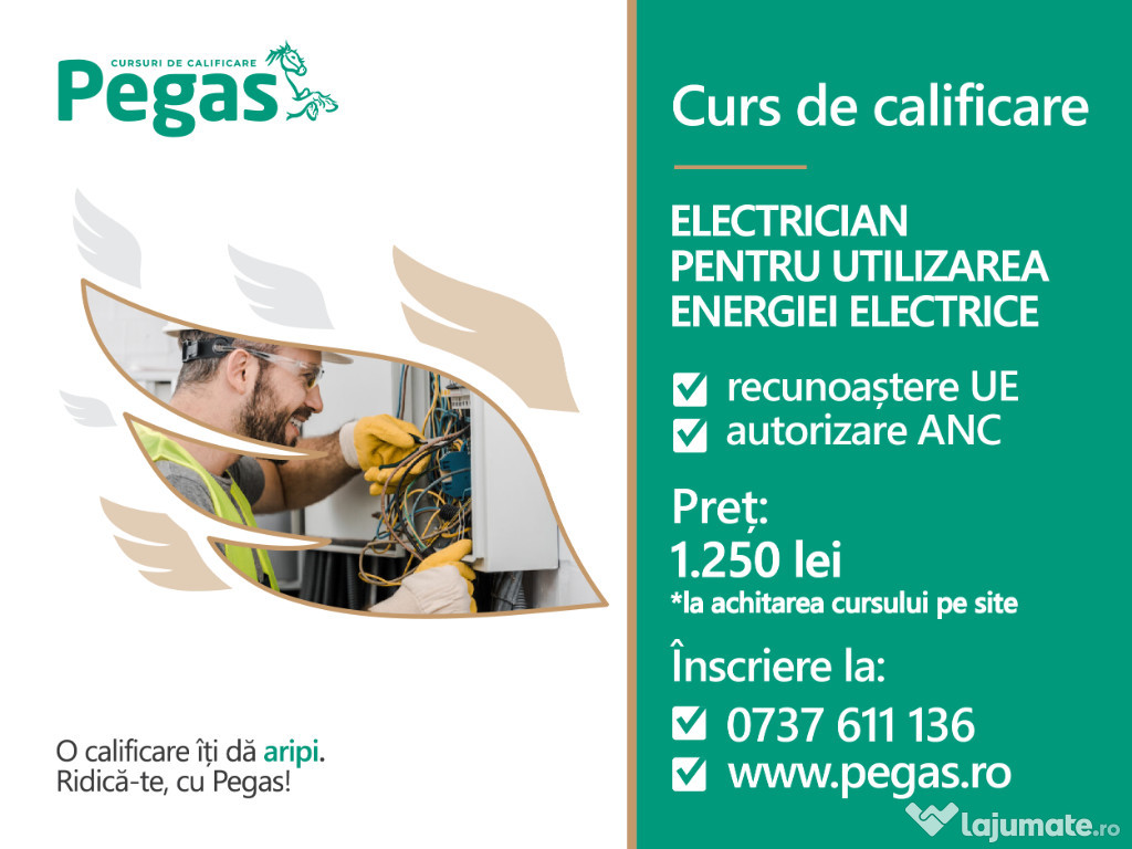 Curs Electrician, locație: București