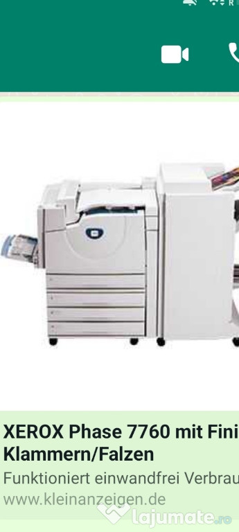 Xerox color printer Phaser7760