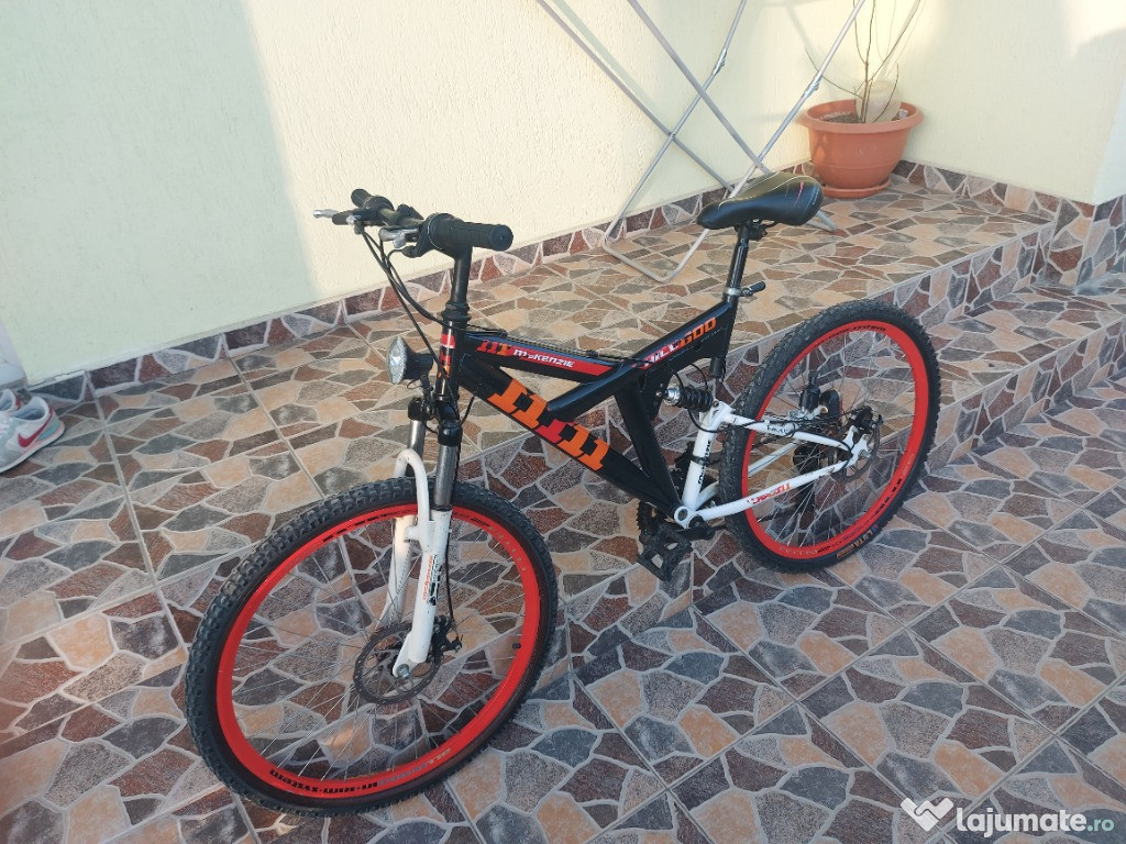 Bicicleta MTB MCKenzie Frane Disc-Cauciucuri noi-Full Shimano