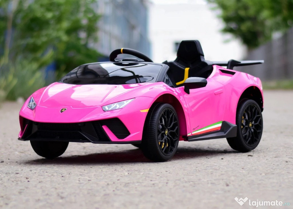 Masinuta electrica pentru copii 2-5ani, Lamborghini Huracan, 4x4, 120W