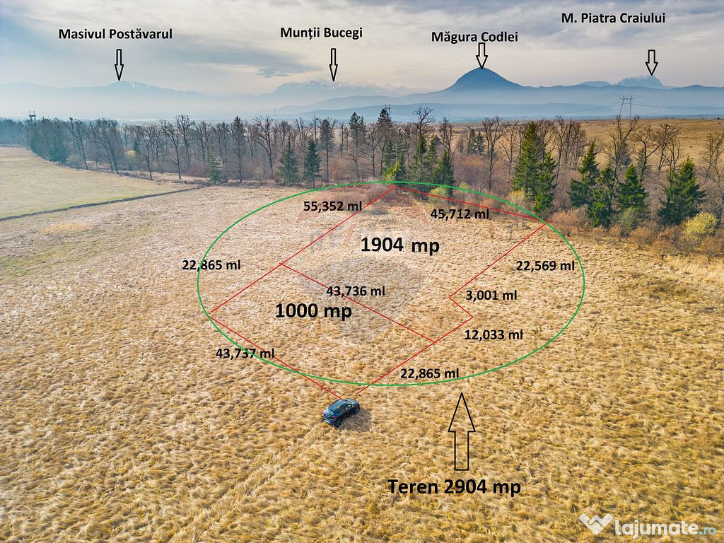 Teren Crizbav 2904 mp/Parcelabil/ PUZ/Langa Padure