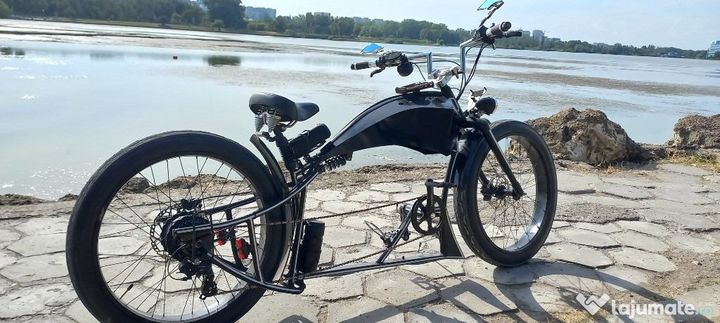 Bicicleta chopper cruiser electrica