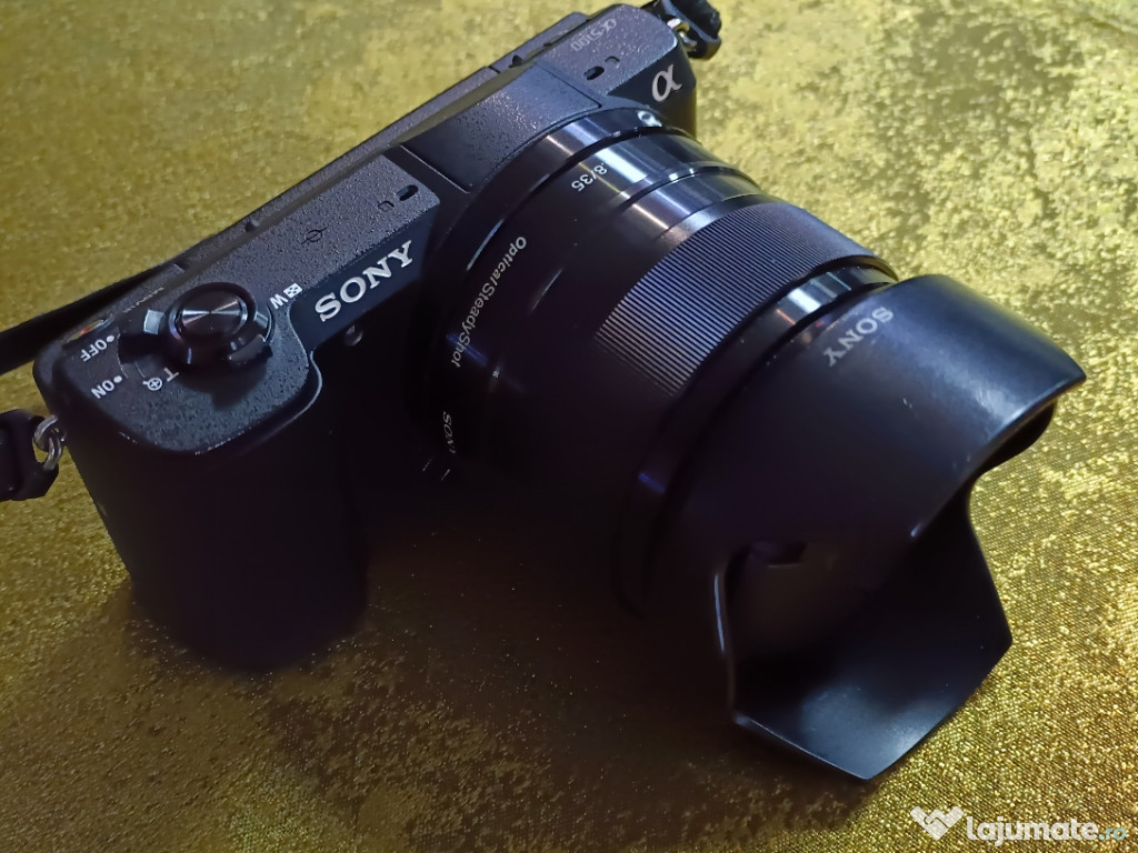Aparat foto Sony a5100 cu obiectiv 35mm f1.8