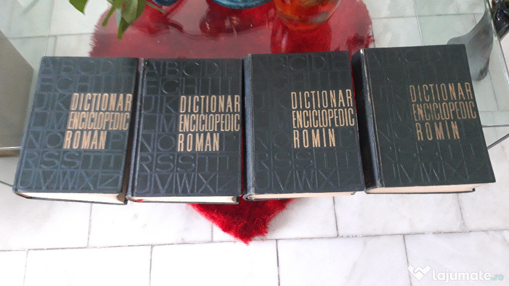 DICTIONAR ENCICLOPEDIC ROMAN ,STARE IMPECABILA , 4 VOLUME