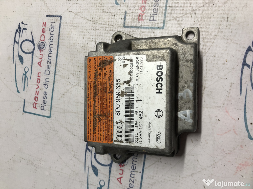 Modul airbag Audi A3 2003, 8P0959655