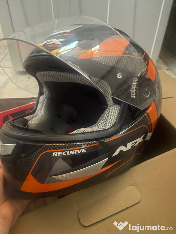 Casca Atv Moto Afx Racing Recurve , marimea M cu viziera