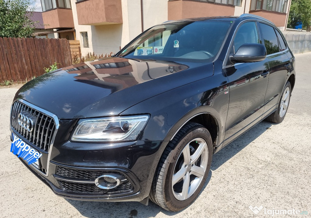 Vand Audi Q5 S line Quattro full negru 2013 177 cp trapa