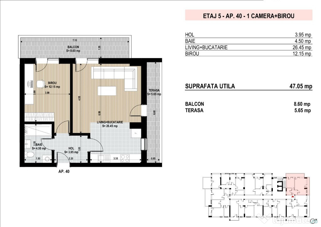 Apartament 2 Camere Nou 5/7 + Terasa Bucuresti Berceni Brancoveanu