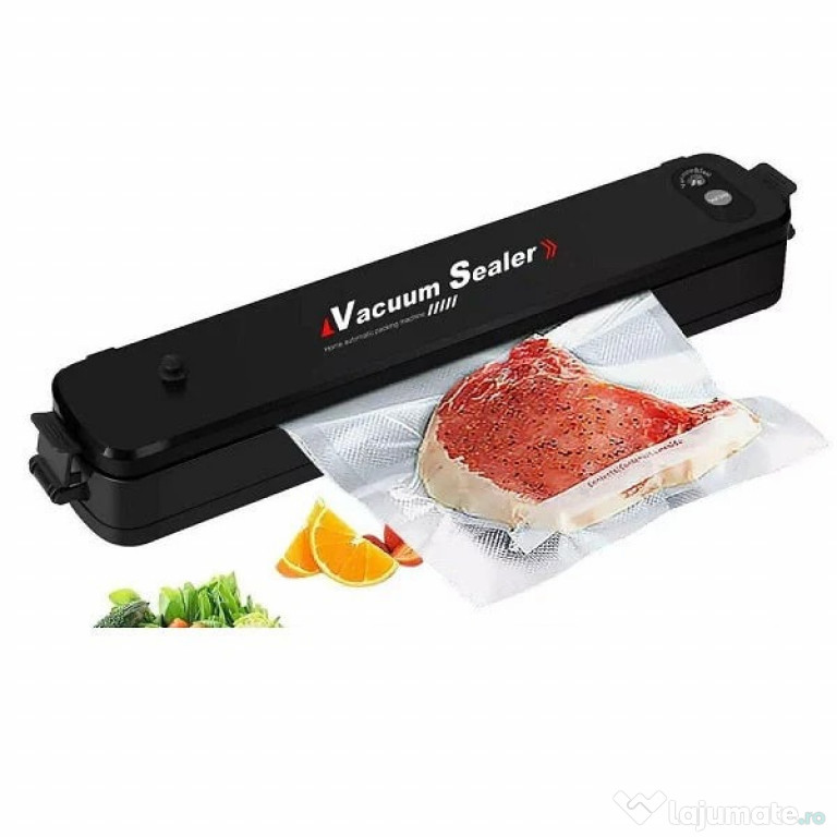 Aparat de sigilat si vidat vacuum sealer, 220v, 90w, negru