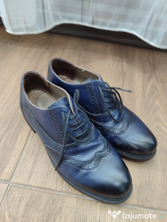 Pantofi Marelbo,culoare indigo,Nr 40