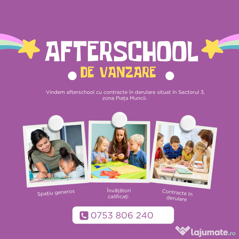 Afterschool de vanzare