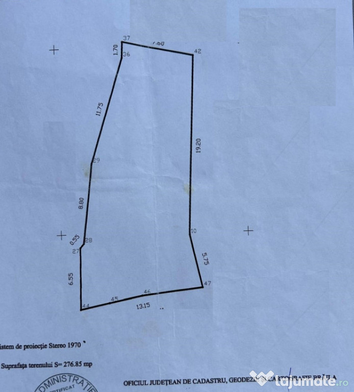 Teren zona Ultracentrala - Centrul Istoric, suprafata 276mp