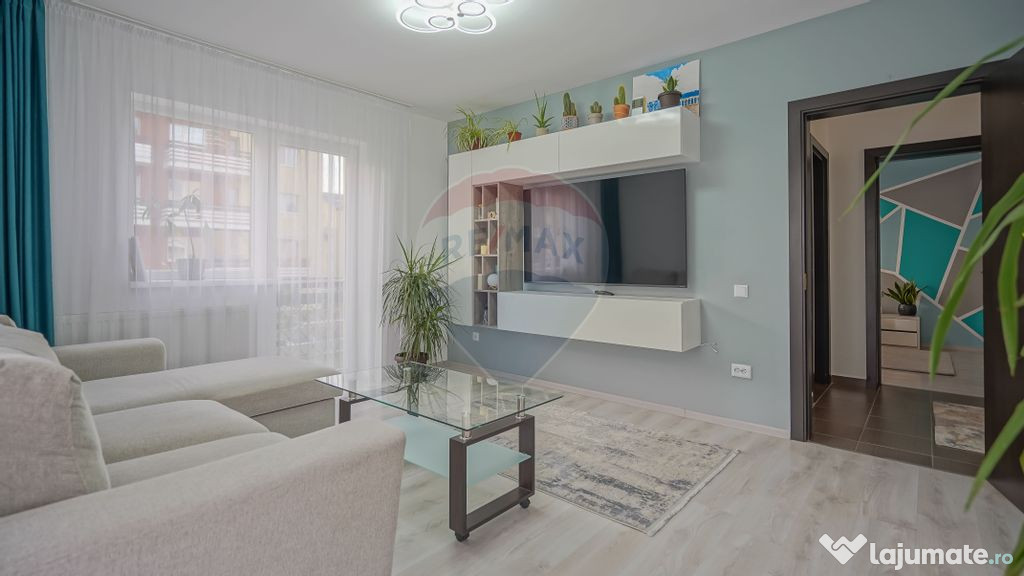 Apartament cu doua camere, mobilat si utilat modern in Sa...