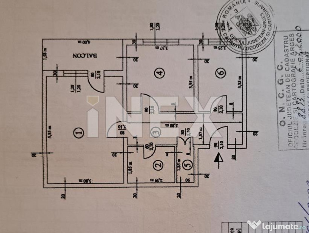 Pitesti | Fratii Golesti | Apartament 2 camere | 61 mp | eta