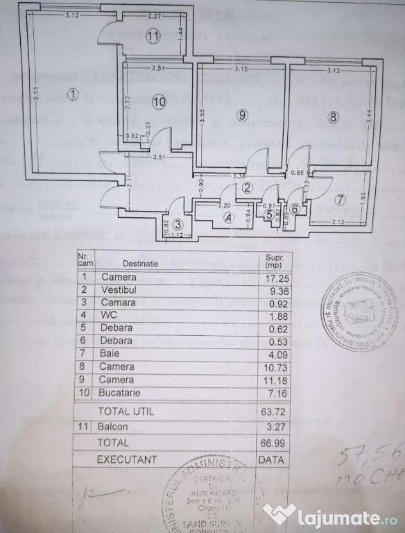 Apartament 3 camere-Pantelimon Biserica Capra