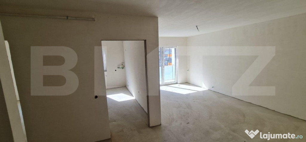 Apartament 2 camere decomandat, 51.16 mp, CF, zona Terra