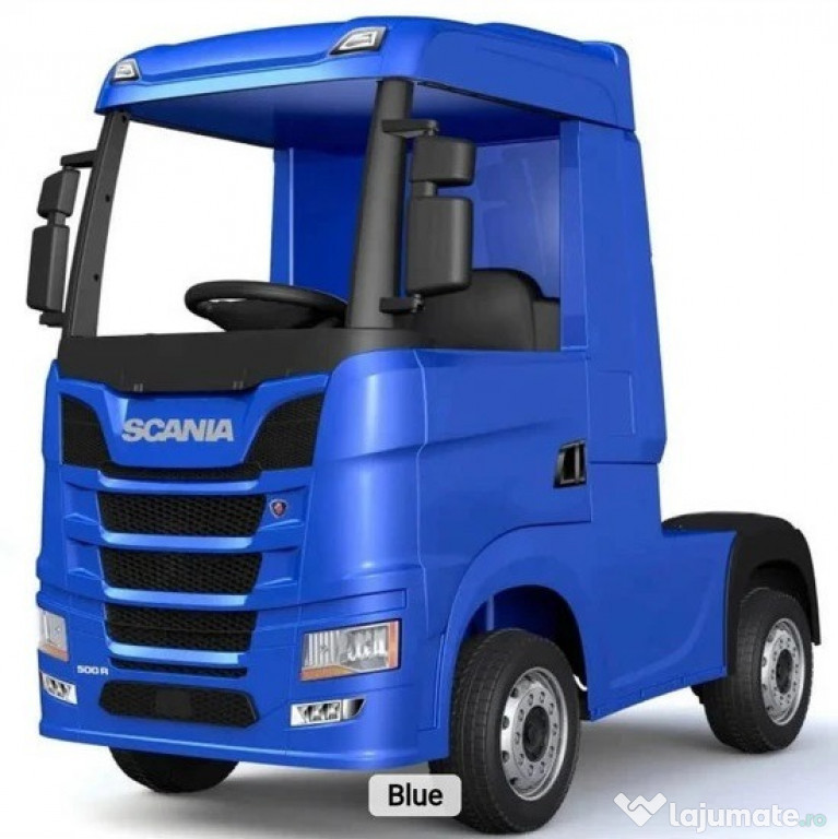 Camion electric pentru copii, SCANIA R-SERIES 4x 45w 12V 14Ah