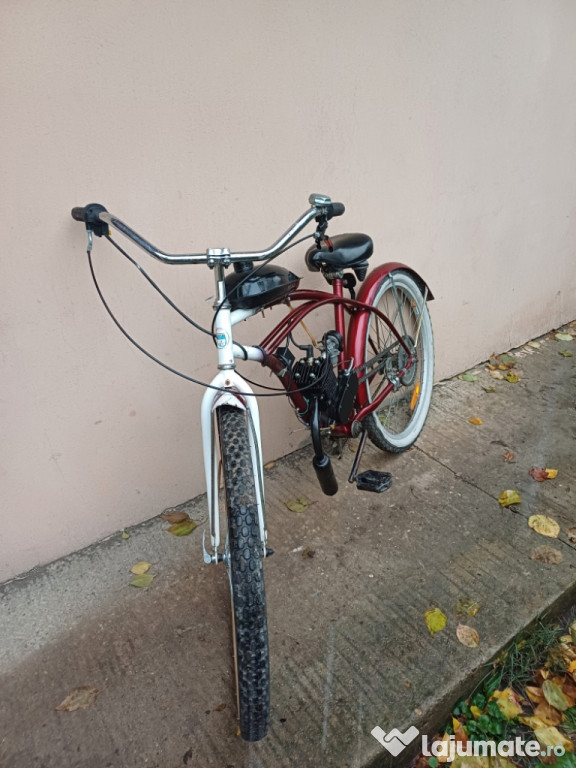 Bicicleta cu motor 80cc