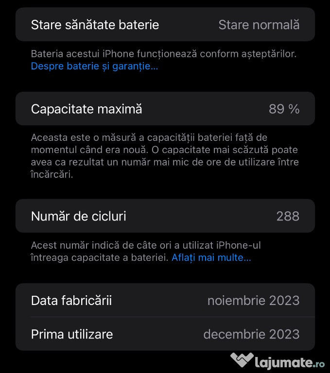 IPhone 15 Pro Max + încărcător + husa