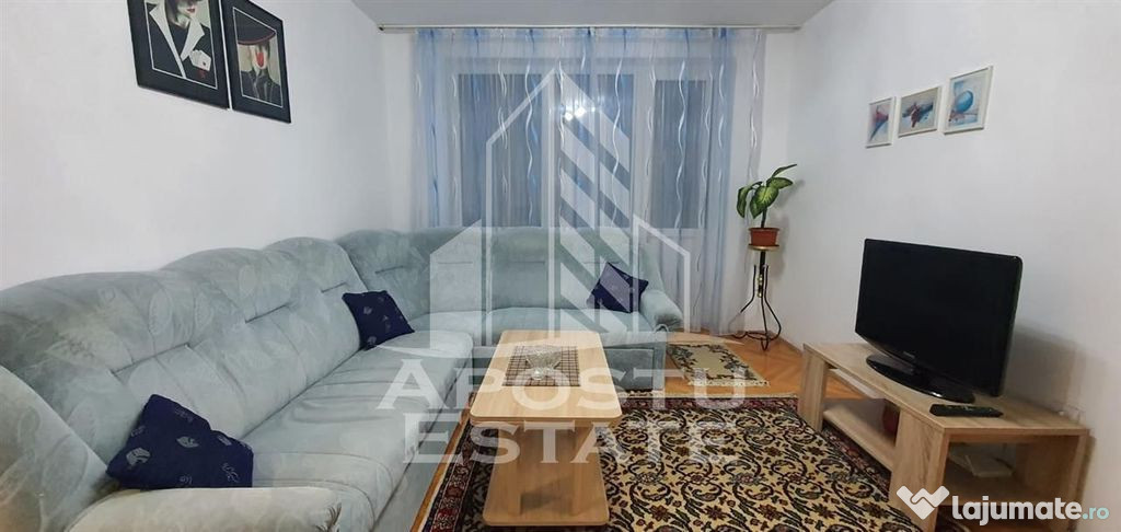 Apartament cu 2 camere, etaj intermediar, zona Take Ionescu