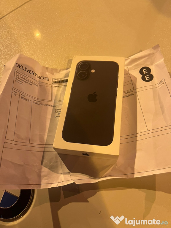 IPhone 16 Black 128 Sigilat