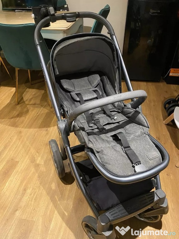 Oyster 3 Pushchair Stroller Pram Buggy- Grey Bundle