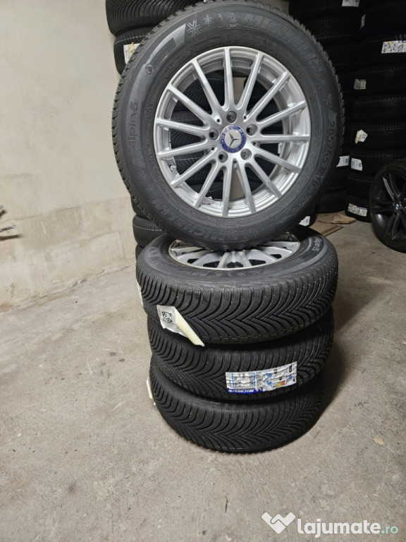 Roti mercedes 205 65 16 cu cauciucuri Michelin noi