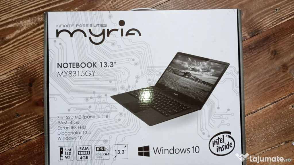 Laptop notebook portabil usor Myria MY8315GY