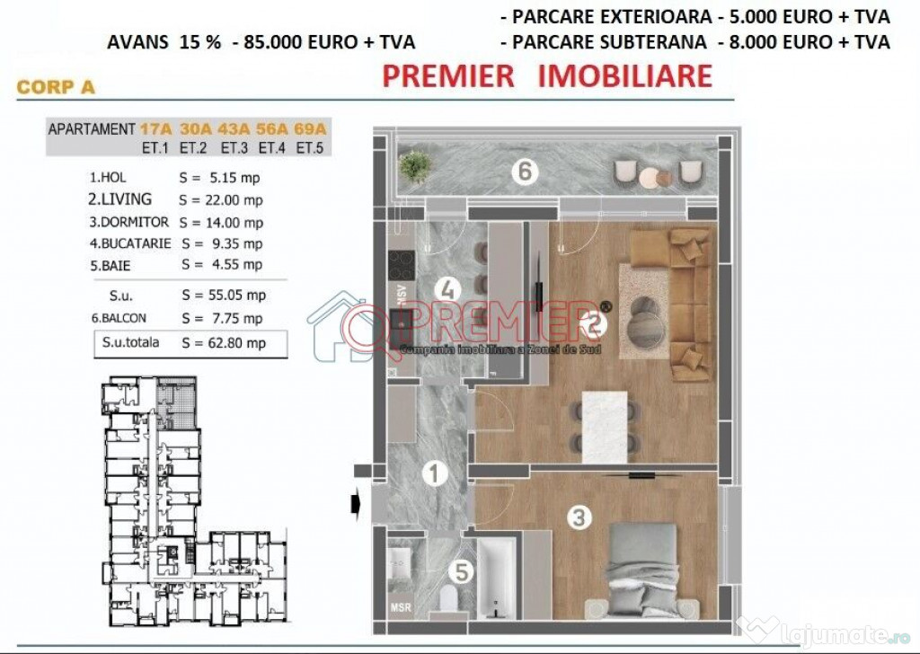 Metalurgiei - Parcul Tudor Arghezi - 2 camere - Cavar