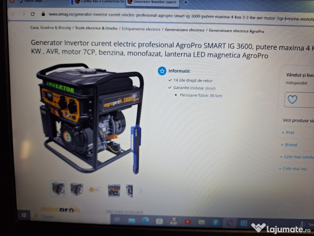 Generator invertor profesional electric