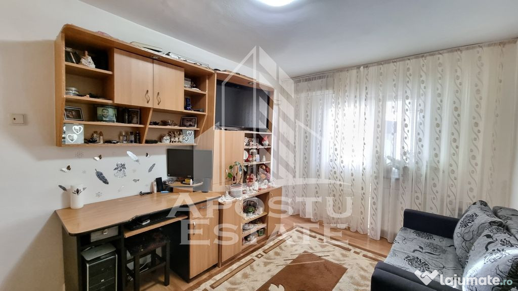 Apartament 1 camera, etaj intermediar, bloc anvelopat, zo...