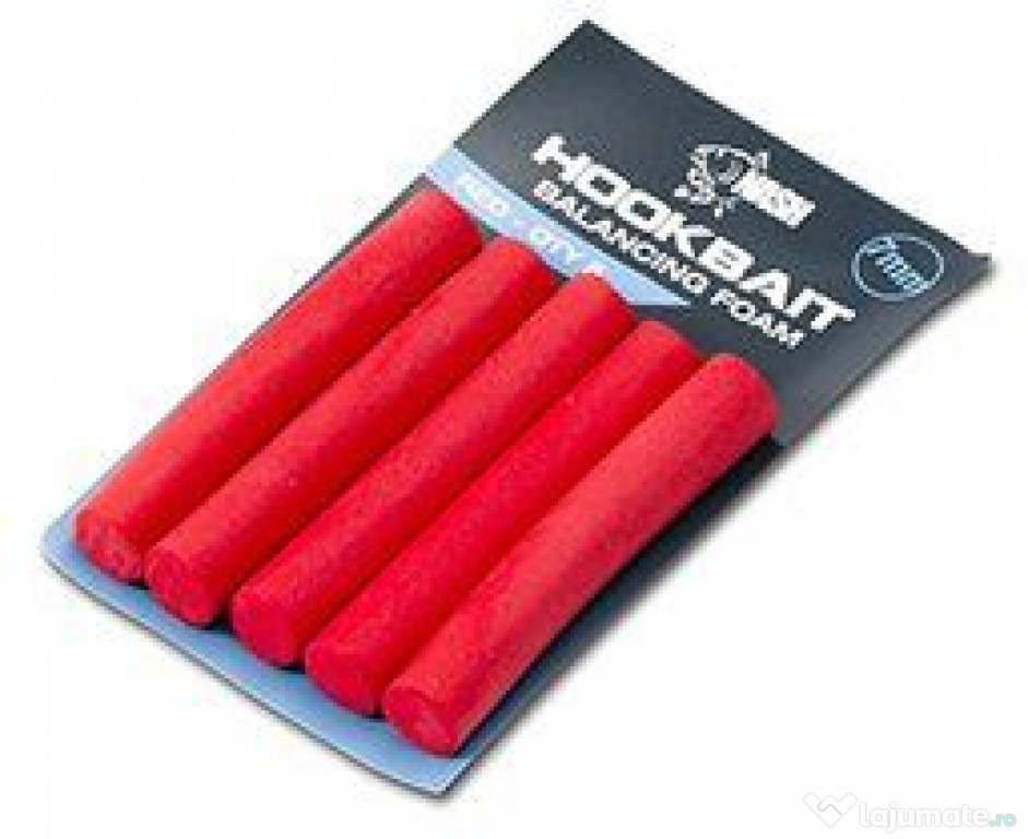 Spuma Flotanta Nash Balancing Foam, Red, 7mm, 5buc/pac