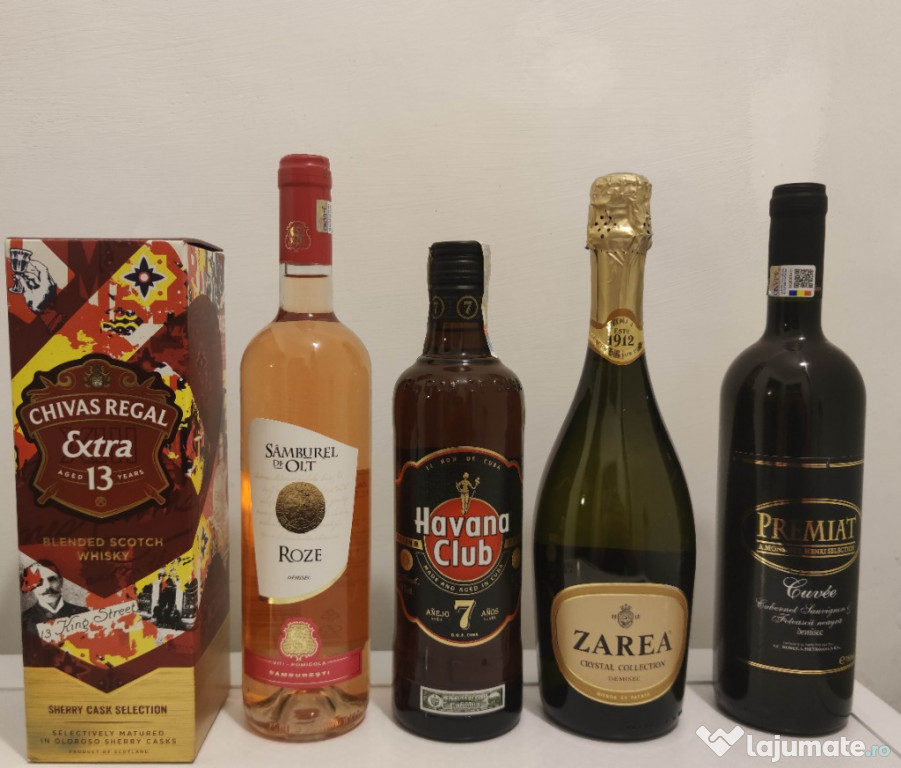 Whisky, Gin, Diverse Vinuri, Cogniac, Sampanie