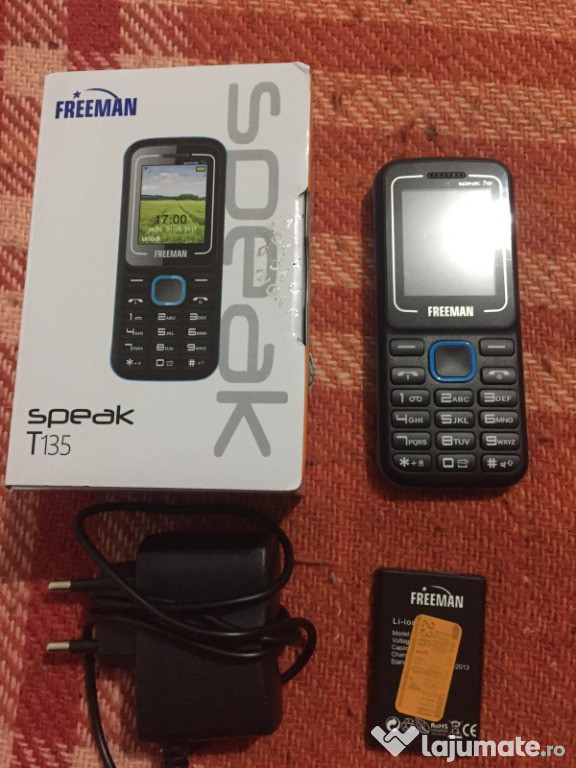 Telefon butoane_Nou_seniori_E-boda_Freeman Speak T135_Dual Sim_Necodat