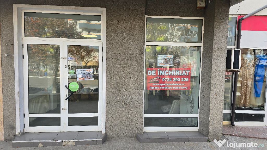 Inchiriez spatiu comercial in Deva, Bld. Decebal , Iuliu Maniu