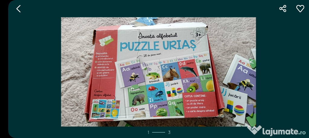 Puzzle din carton