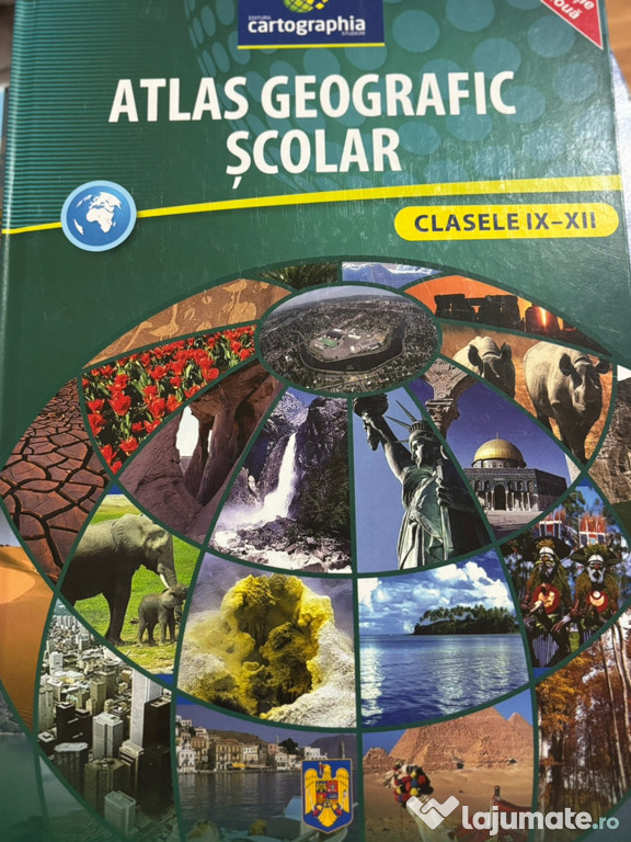 Atlas geografic scolar clasele XI-XII