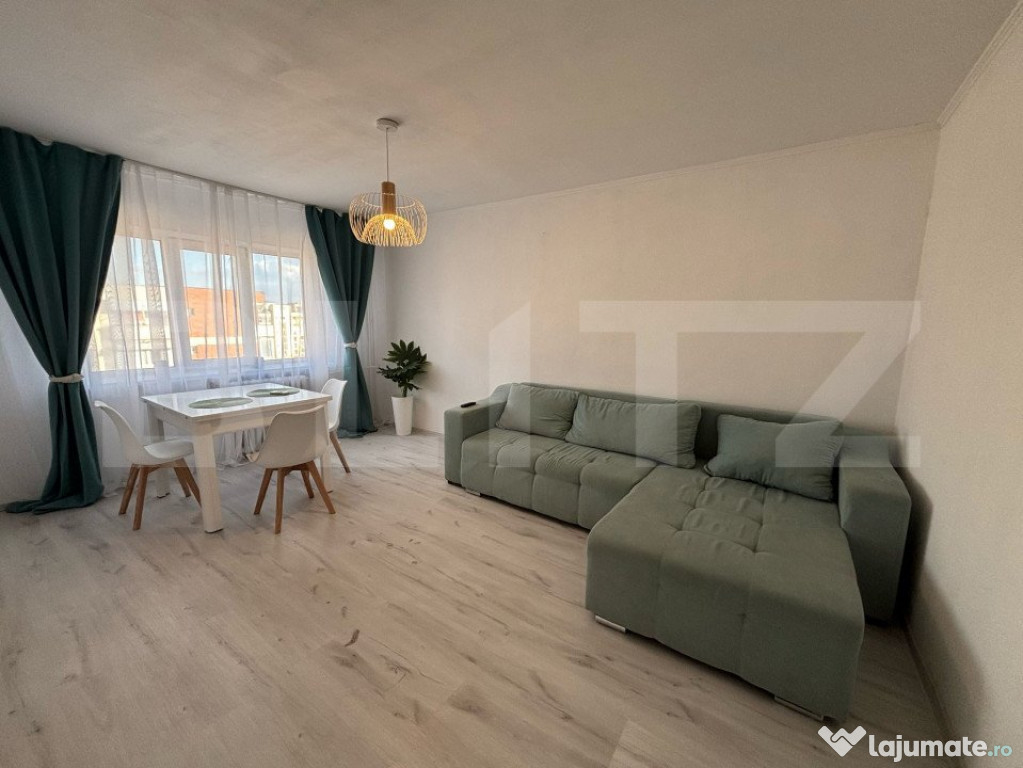 Apartament 3 camere decomandat, 74 mp utili, Centru, zona Ra