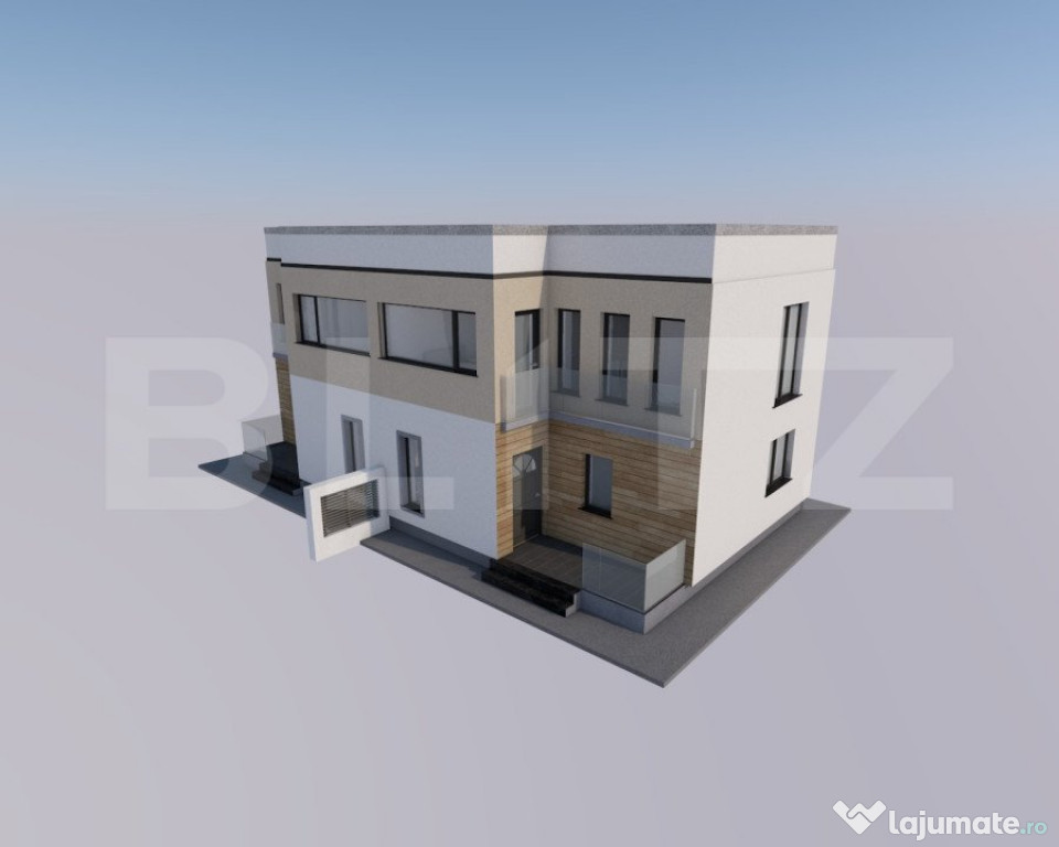 Duplex modern Burdujeni, 110 mp utili , 220 teren