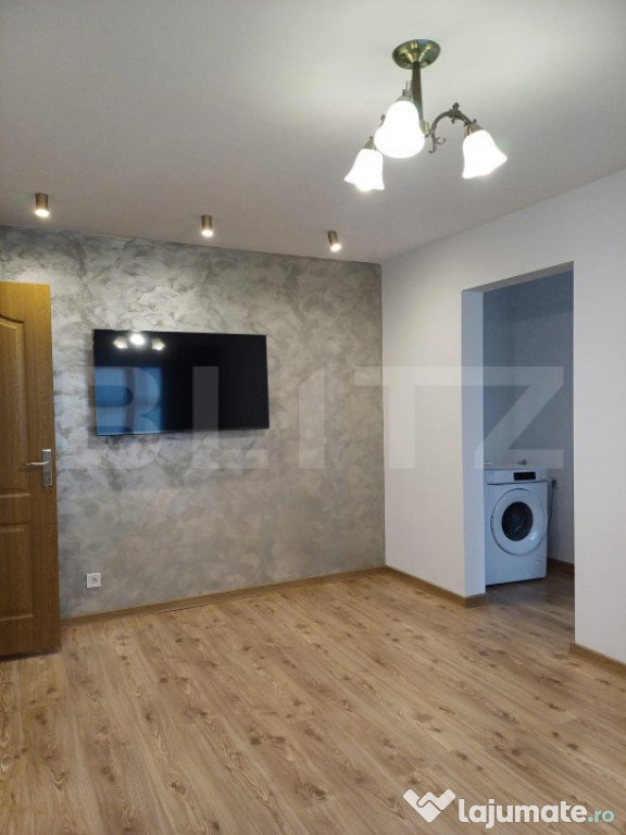 Apartament 2 camere renovat, 44 mp, complet mobilat si utila