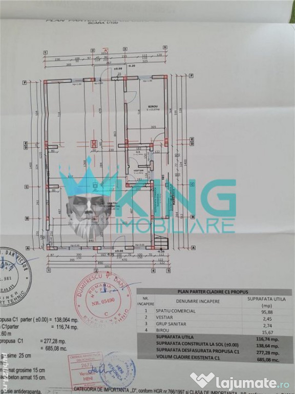 Spatiu Comercial 115 mp | Afi Ploiesti | Birou | Grup Sanita