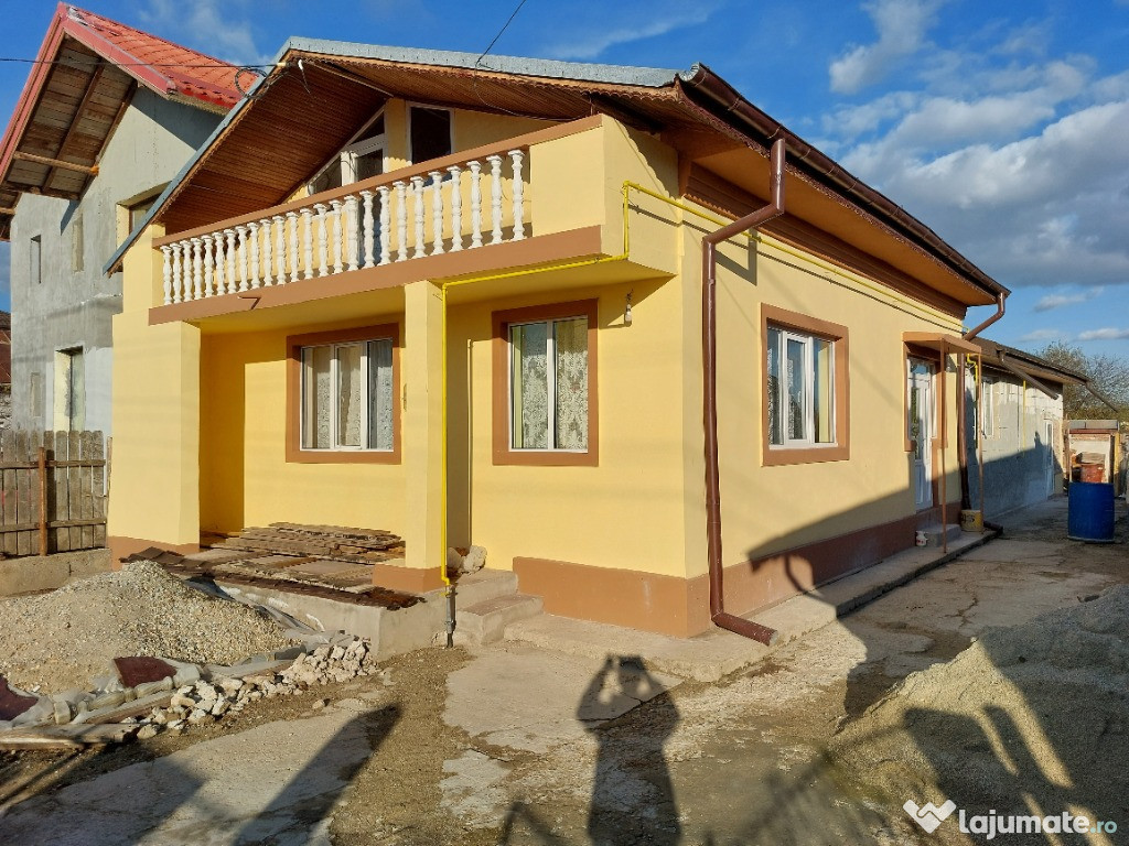 Proprietar vand schimb casa in Cretesti,com. Vidra, centrala gaze, apa